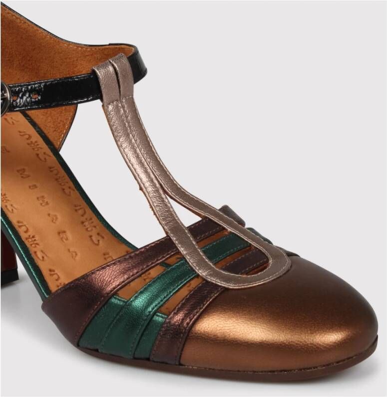 Chie Mihara Leren pumps met gespsluiting Multicolor Dames