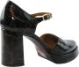 Chie Mihara Luipaardprint Mary Jane Schoenen Black Dames - Thumbnail 3