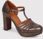 Chie Mihara Metallic Leren Pumps met Gespsluiting Yellow Dames - Thumbnail 2