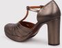 Chie Mihara Metallic Leren Pumps met Gespsluiting Yellow Dames - Thumbnail 4