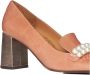 Chie Mihara Pumps met pareldetail en middelhak Orange Dames - Thumbnail 2