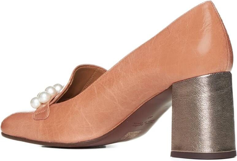 Chie Mihara Pumps met pareldetail en middelhak Orange Dames