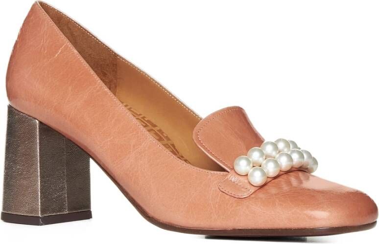 Chie Mihara Pumps met pareldetail en middelhak Orange Dames