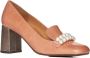 Chie Mihara Pumps met pareldetail en middelhak Orange Dames - Thumbnail 4