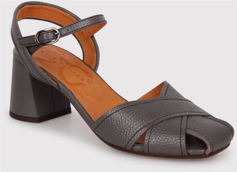 Chie Mihara Sandalen met blokhak en enkelband Gray Dames