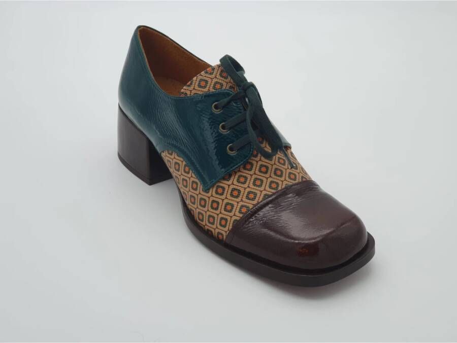 Chie Mihara Stijlvolle jaren 70 leren blutcher Multicolor Dames