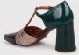 Chie Mihara Uitgesneden Detail Puntige Neus Pumps Green Dames - Thumbnail 4