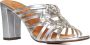 Chie Mihara Zilveren Multi-Way Strap Sandalen Gray Dames - Thumbnail 2