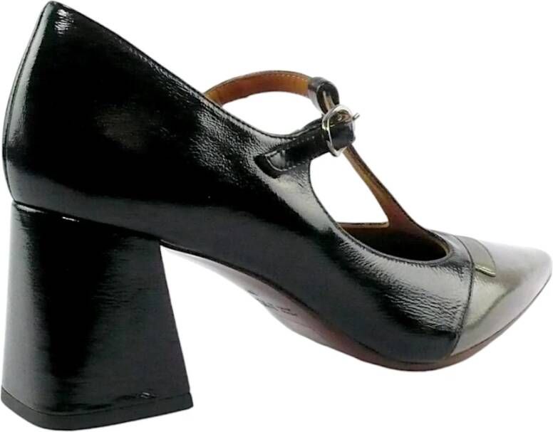 Chie Mihara Zwart Grijs Decollete Schoenen Black Dames