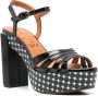 Chie Mihara Zwarte Gesp Enkelband Hoge Hak Schoenen Black Dames - Thumbnail 3