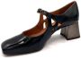 Chie Mihara Zwarte leren Mary Jane schoenen Black Dames - Thumbnail 2