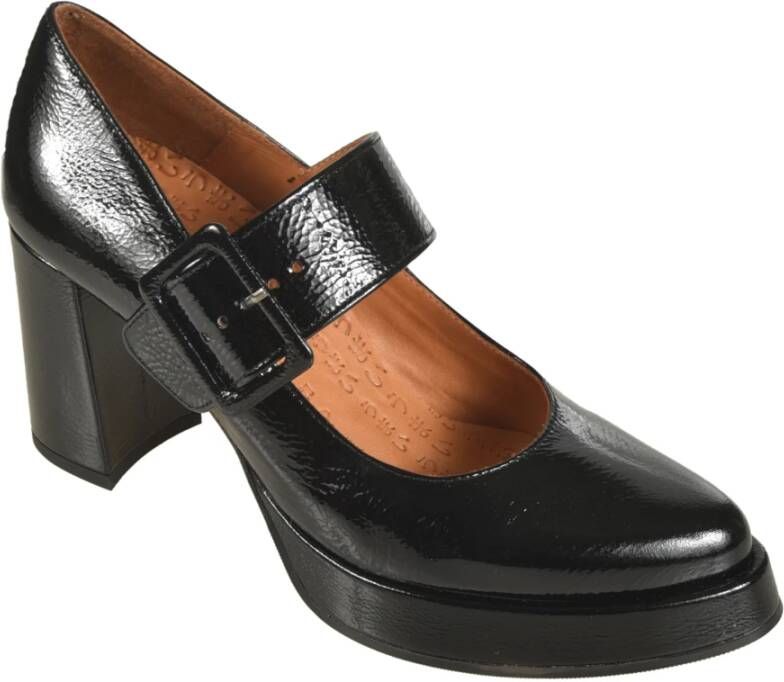 Chie Mihara Zwarte platte schoenen Black Dames