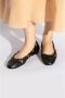 Chloé Leren Ballerina Flats met Hardware Versiering Black Dames - Thumbnail 8