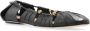 Chloé Leren Ballerina Flats met Hardware Versiering Black Dames - Thumbnail 10