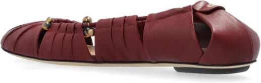 Chloé Ballet Flats Luna Red Dames