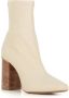 Chloé Beige Leren Ritslaarzen Beige Dames - Thumbnail 3