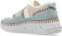 Chloé Blauwe Sneakers met Nylon Webbing Blue Dames - Thumbnail 3