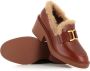 Chloé Brandy Shearling Loafer Cognac Leer Brown Dames - Thumbnail 2