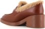 Chloé Brandy Shearling Loafer Cognac Leer Brown Dames - Thumbnail 4