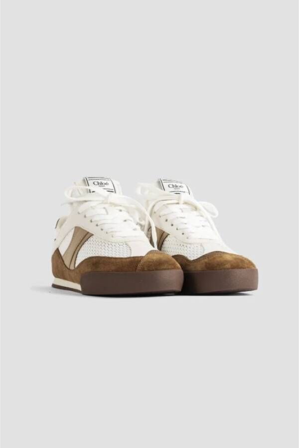 Chloé Bruine Kick Sneakers Geïnspireerd door Ballet Brown Dames