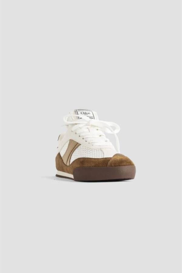 Chloé Bruine Kick Sneakers Geïnspireerd door Ballet Brown Dames