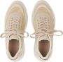 Chloé Bruine Sneakers Blossom Beige Koeienhuid Suède Brown Dames - Thumbnail 4