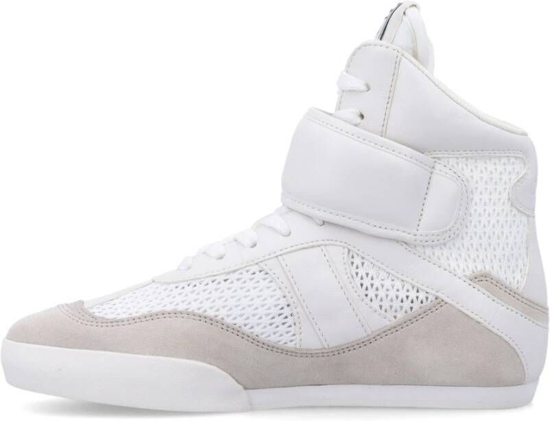 Chloé Cloudy Cream High-Top Sneakers White Dames