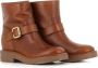 Chloé Cognac Leren Sleehaklaarzen Brown Dames - Thumbnail 2