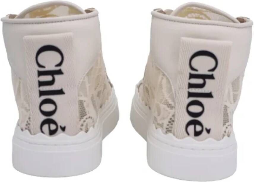 Chloé Cotton sneakers Beige Dames