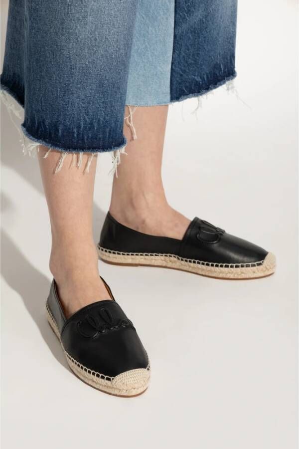 Chloé Espadrilles Isla Black Dames