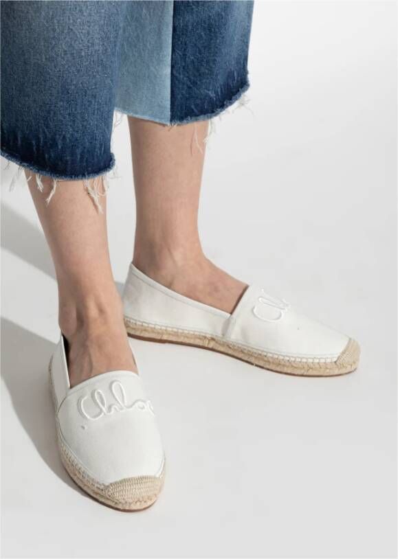 Chloé Espadrilles Isla White Dames