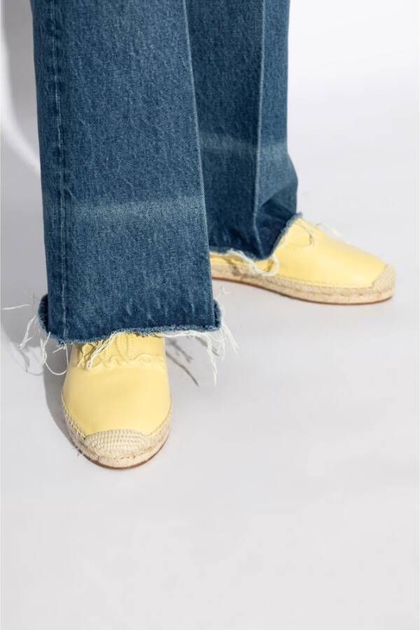 Chloé Espadrilles Isla Yellow Dames