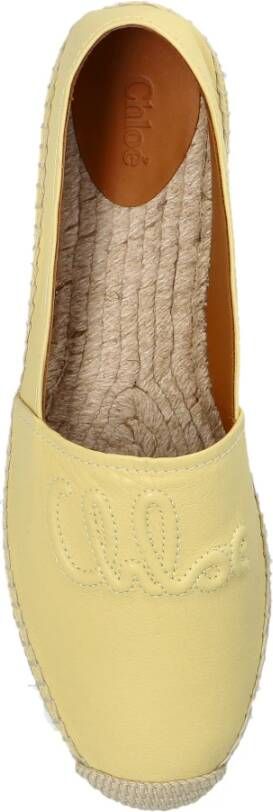 Chloé Espadrilles Isla Yellow Dames