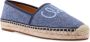 Chloé Geborduurde Denim Espadrilles met Touw Detail Blue Dames - Thumbnail 2