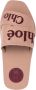 Chloé Geborduurde Multi-Way Strap Sandalen Pink Dames - Thumbnail 2