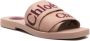 Chloé Geborduurde Multi-Way Strap Sandalen Pink Dames - Thumbnail 4