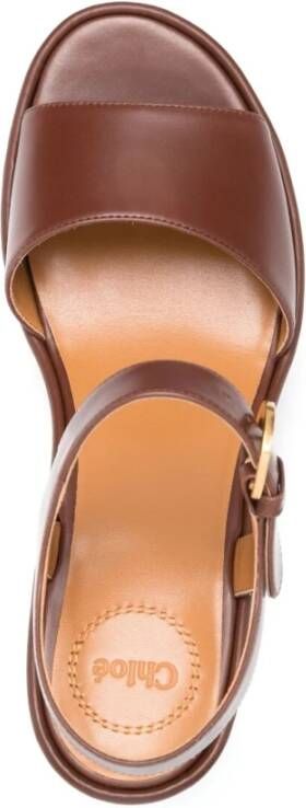 Chloé High Heel Sandals Bruin Dames