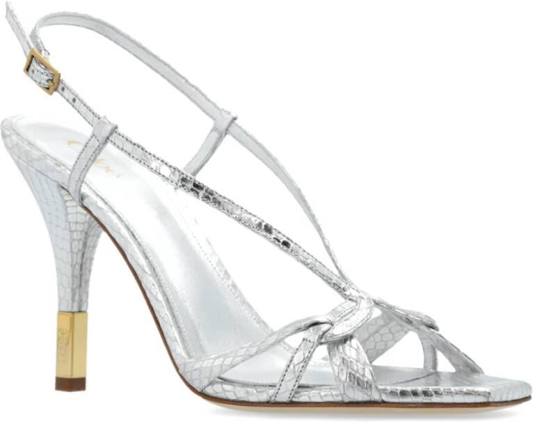 Chloé Hoge sandalen met hak Nour Gray Dames