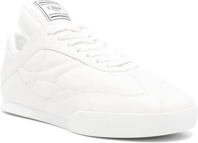 Chloé Kick Sneakers in Wit White Dames