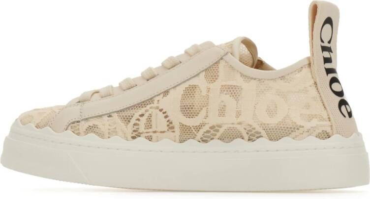 Chloé Klassieke Sneakers Beige Dames