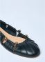 Chloé Leren Ballerina Flats met Hardware Versiering Black Dames - Thumbnail 3