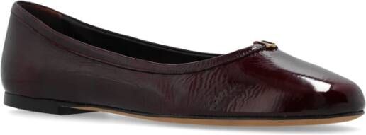 Chloé Leren Ballet Flats Marcie Red Dames