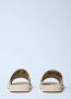 Chloé Logo-print Linnen Blend Woody Sandalen Beige Dames - Thumbnail 6