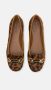 Chloé Luipaardprint Ballerina Schoenen Brown Dames - Thumbnail 2