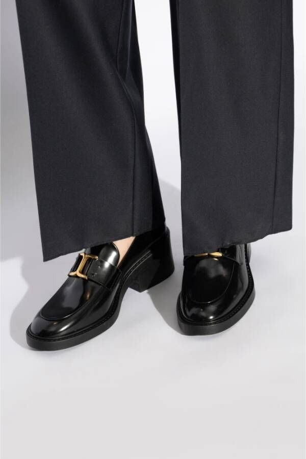 Chloé Marcie hakken loafers Black Dames