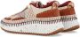 Chloé Mesh Lace-Up Sneakers Dark Tan Brown Dames - Thumbnail 4