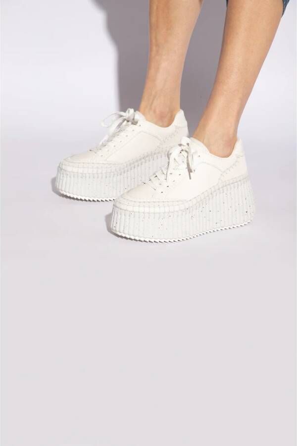 Chloé Nama platform sneakers White Dames