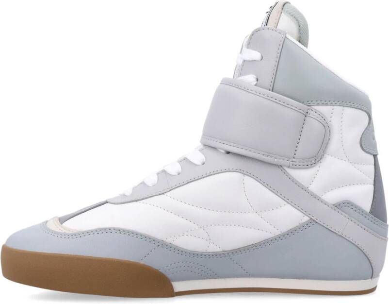 Chloé Pastelblauwe High-Top Sneakers Blue Dames