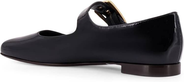 Chloé Patent Leren Ballerina met Verstelbare Band Black Dames