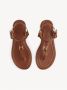 Chloé Platte sandalen met gespsluiting Beige Dames - Thumbnail 2